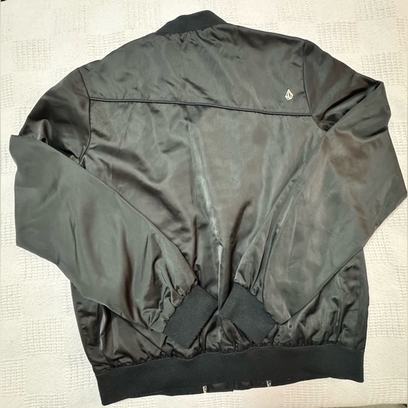 Volcom Black Bomber Jacket Men - Picture 2 of 14
